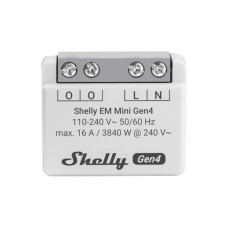 Shelly EM Mini Gen4 WiFi Zigbee Energiezähler 16A Shelly EM Mini Gen4 WiFi Zigbee Energiezähler 16A