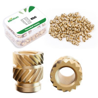 M3×5mm Gewindeeinsätze Messing Heat Insert 100Stk M3×5mm Gewindeeinsätze Messing Heat Insert 100Stk