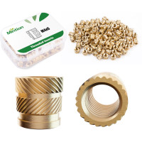 M4×6mm Gewindeeinsätze Messing Heat Insert 100Stk M4×6mm Gewindeeinsätze Messing Heat Insert 100Stk