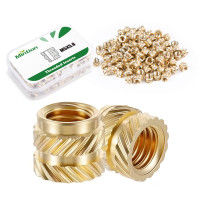 M5×6mm Gewindeeinsätze Messing Heat Insert 50Stk M5×6mm Gewindeeinsätze Messing Heat Insert 50Stk