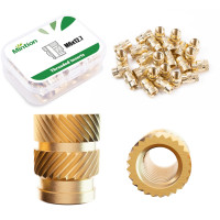 M6×13mm Gewindeeinsätze Messing Heat Insert 25Stk M6×13mm Gewindeeinsätze Messing Heat Insert 25Stk